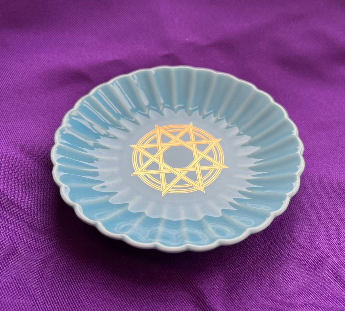 ムスティエ 青輪線のお皿 ムスティエ 青輪線のお皿 ムスティエ 青輪線のお皿 | chez